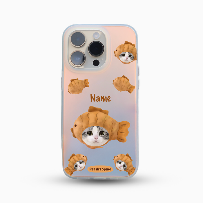 I Love Fish Shaped Pastry for 1 pet - Golden Light Case