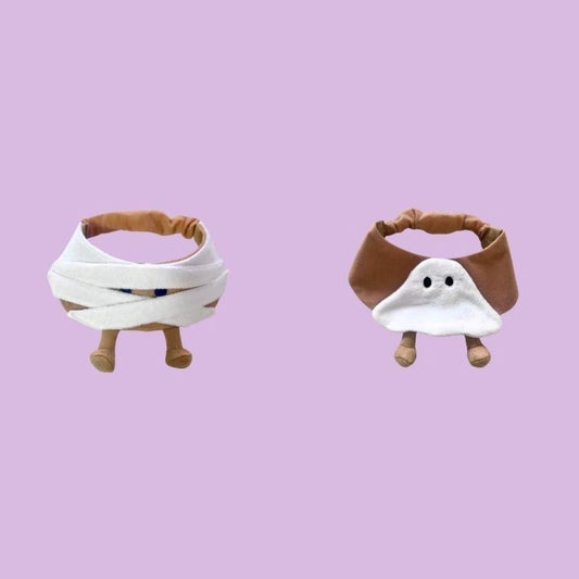 Halloween Mummy & Ghost 2 in 1 - Pet Bib