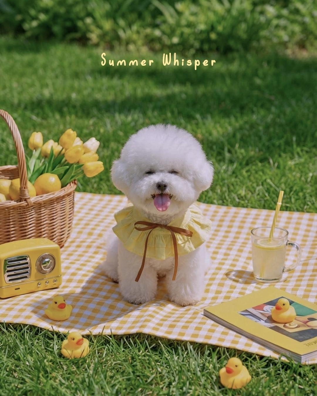 Summer Whisper (Honey) - Pet Bib