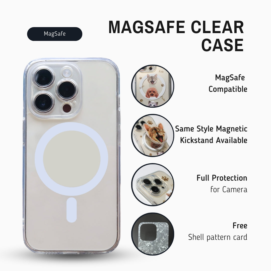 Waffle for 2 Pets - MagSafe Clear Case