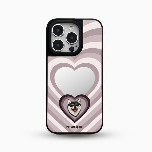 You're In My Heart(Lilac) for 1 pet - Mirror Case B MagSafe