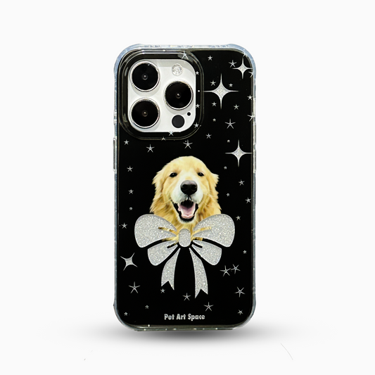 Diamonds Bow for 1 pet - IMD Double Layer Case