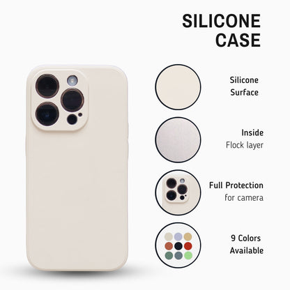 Ice Cream B for 2 pets - Silicone Case Beige