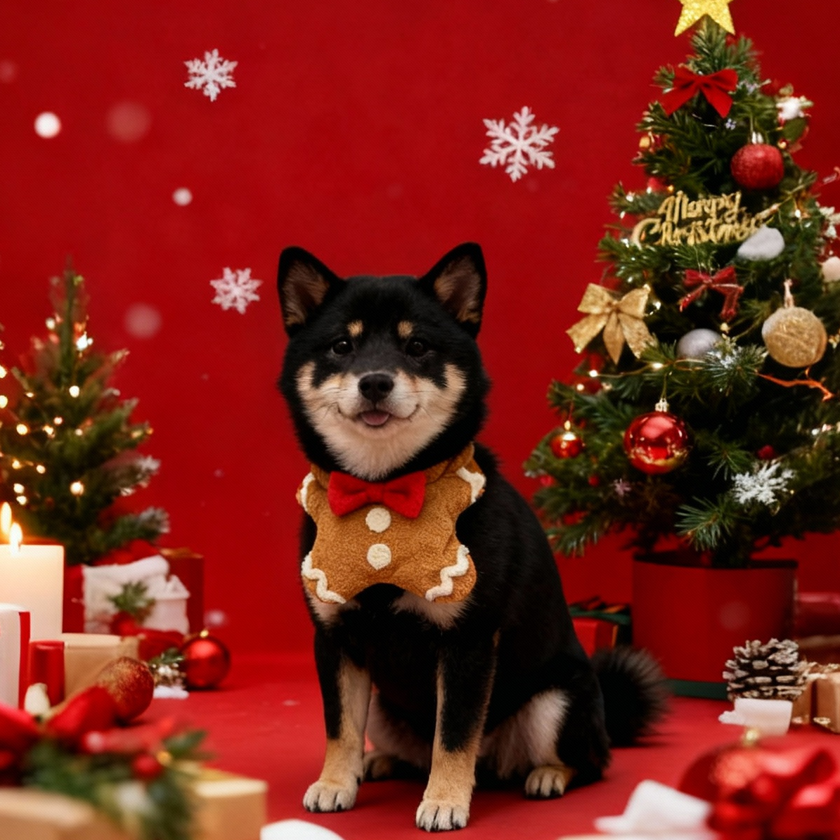 Gingerbread Man - Pet Bib