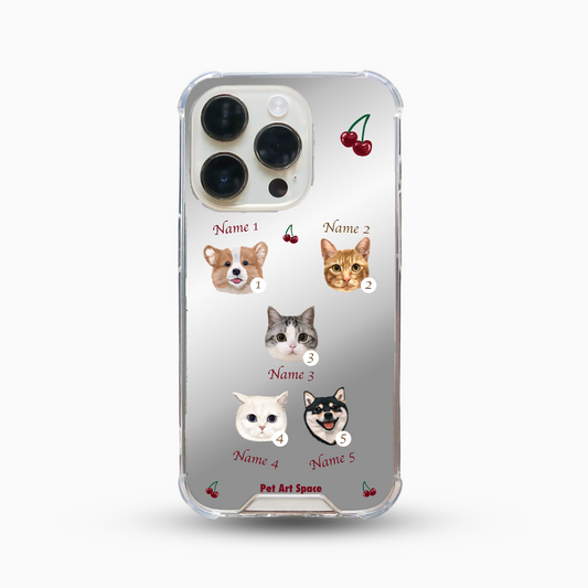 Cherry for 5 Pets - Mirror Case A