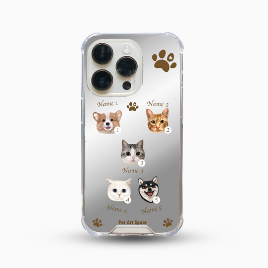 Paws for 5 Pets - Mirror Case A