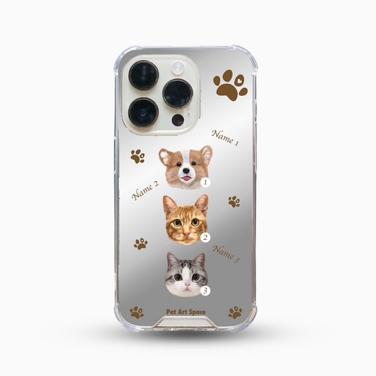 Paws for 3 Pets - Mirror Case A