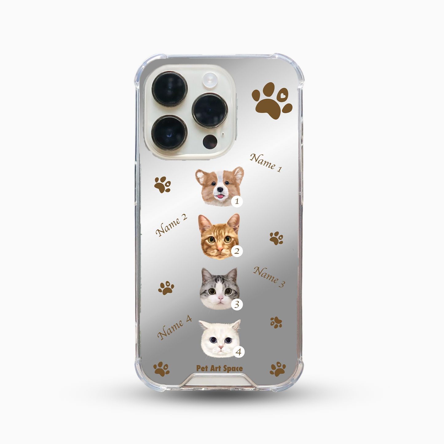 Paws for 4 Pets - Mirror Case A