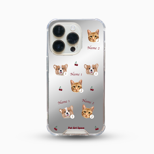 Cherry A for 2 Pets - Mirror Case A