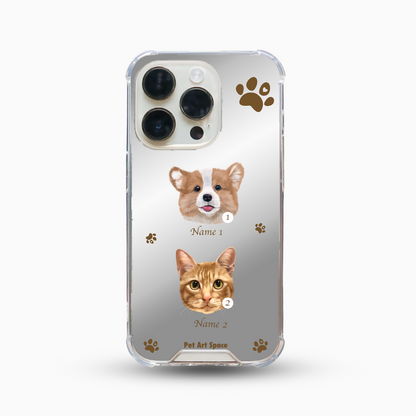 Paws B for 2 pets - Mirror Case A