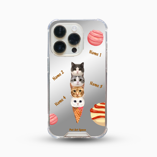 Ice Cream for 4 Pets - Mirror Case A