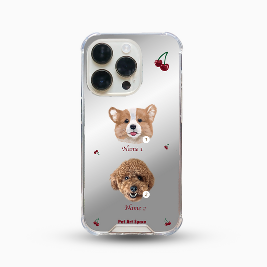 Cherry B for 2 pets - Mirror Case A