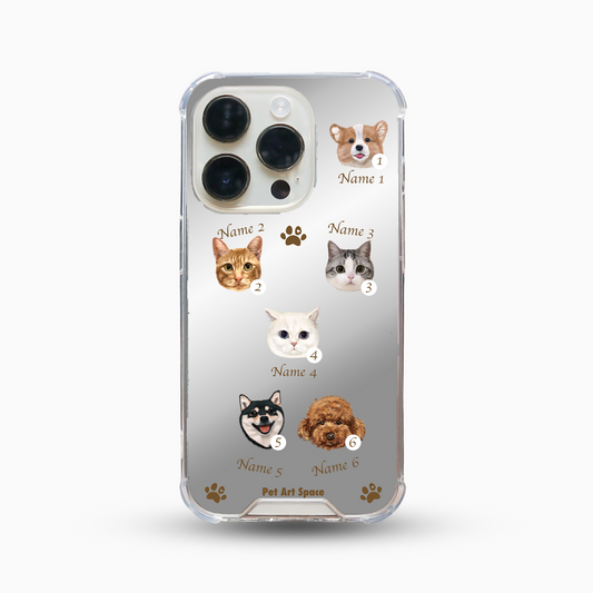 Paws for 6 Pets - Mirror Case A