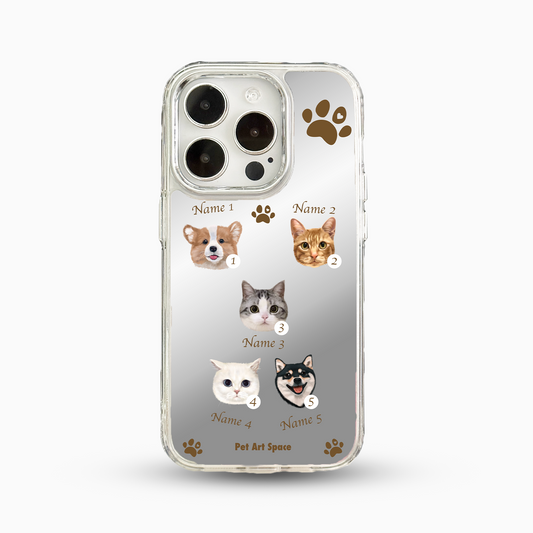 Paws for 5 Pets - Mirror Case C