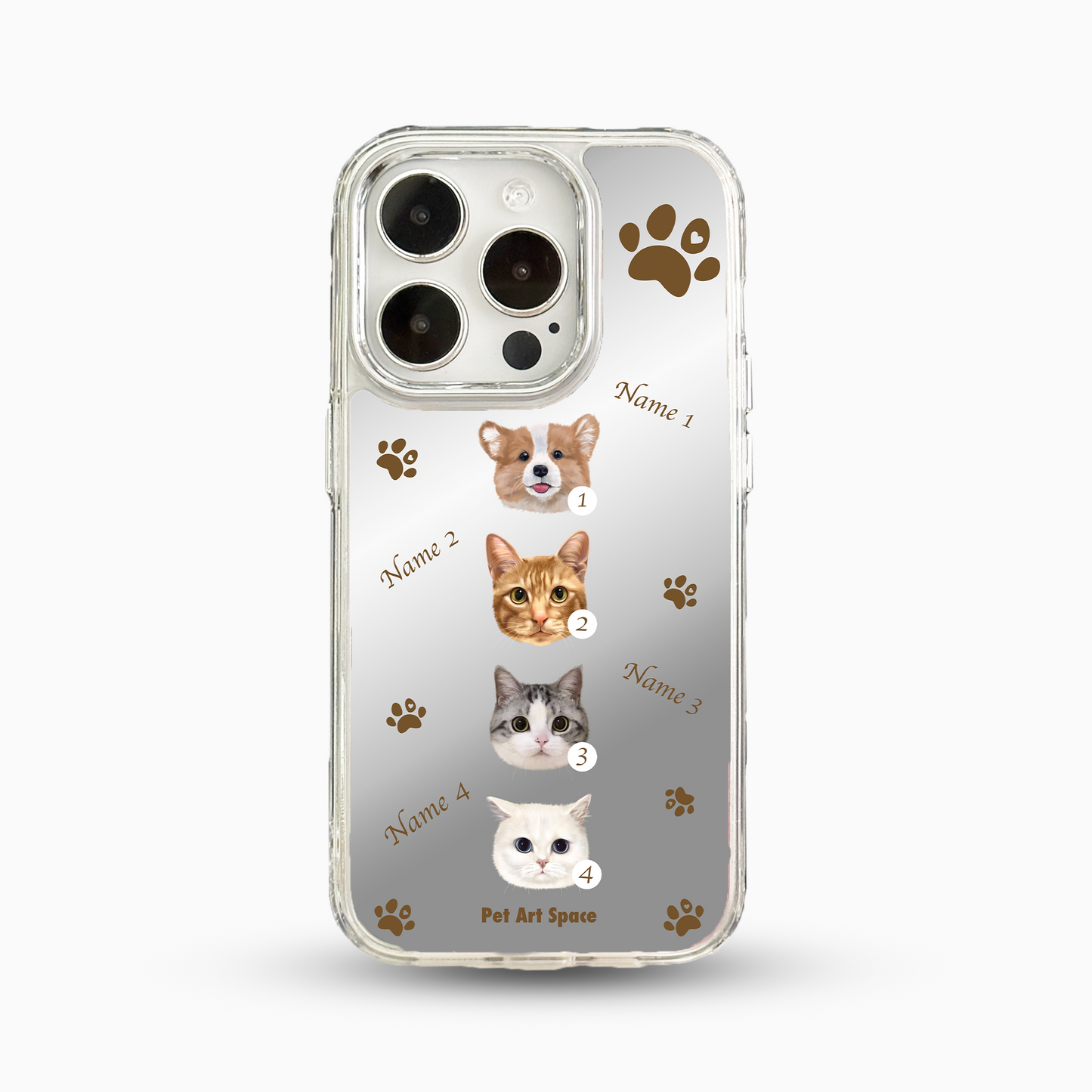 Paws for 4 Pets - Mirror Case C