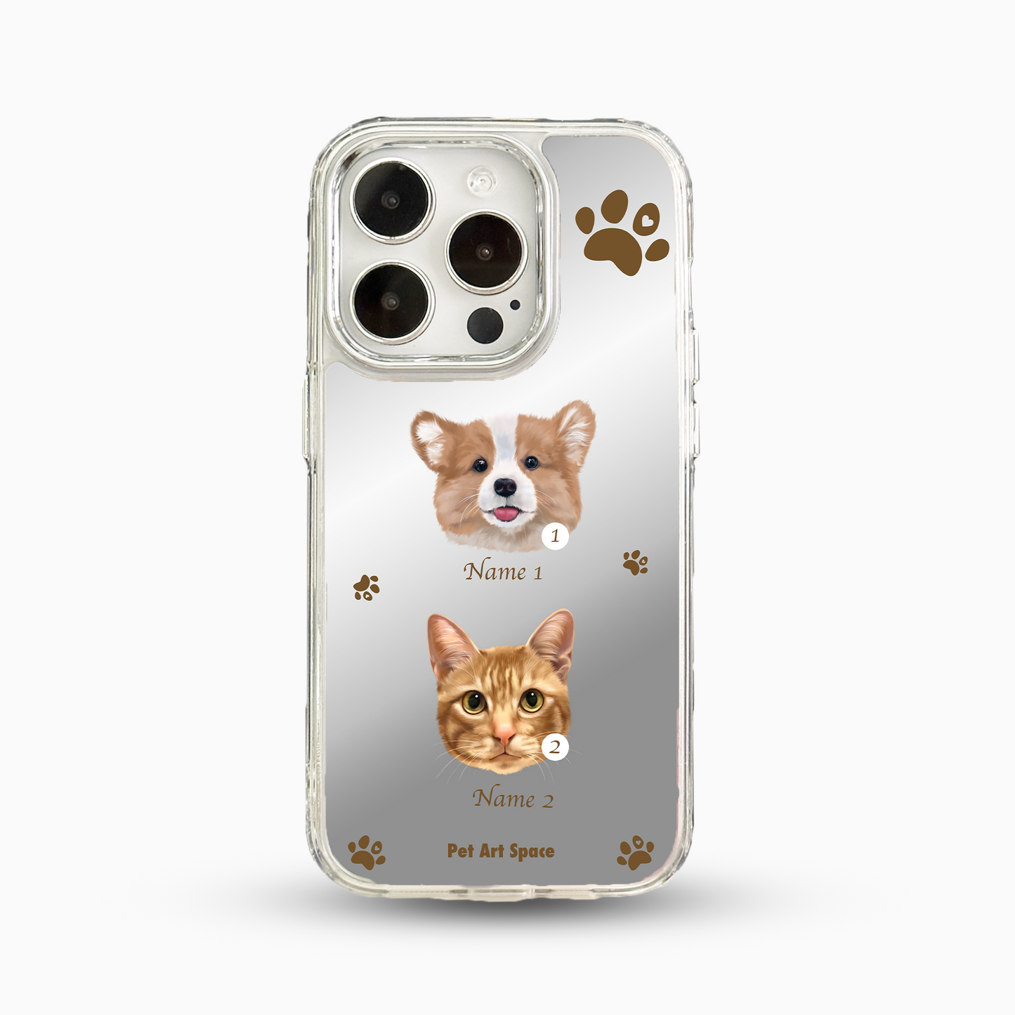 Paws B for 2 pets - Mirror Case C