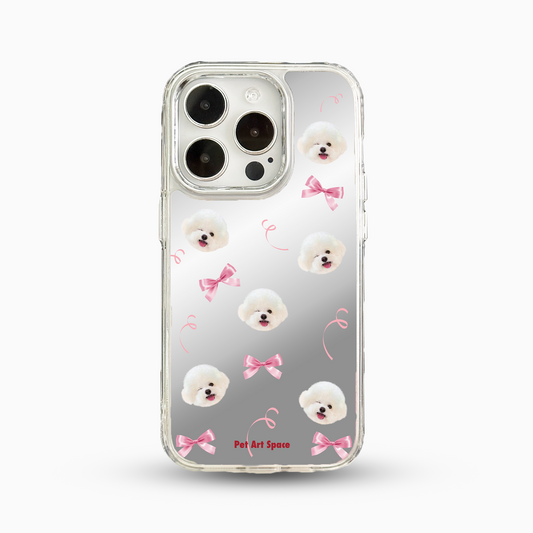 Pink Bow for 1 pet - Mirror Case C