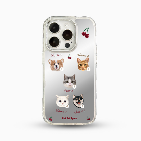 Cherry for 5 Pets - Mirror Case C
