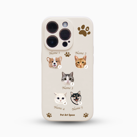 Paws for 5 Pets - Silicone Case - Ivoy