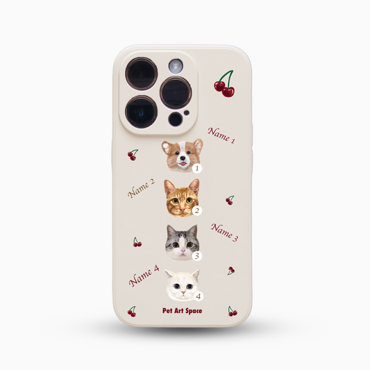 Cherry for 4 Pets - Silicone Case Ivoy