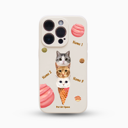 Ice Cream for 3 Pets - Silicone Case Ivoy