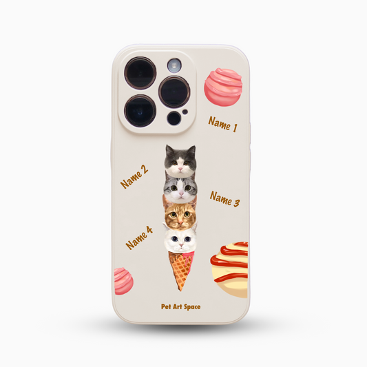 Ice Cream for 4 Pets - Silicone Case Ivoy