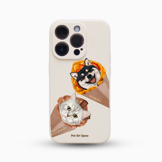 Waffle for 2 Pets - Silicone Case Ivoy