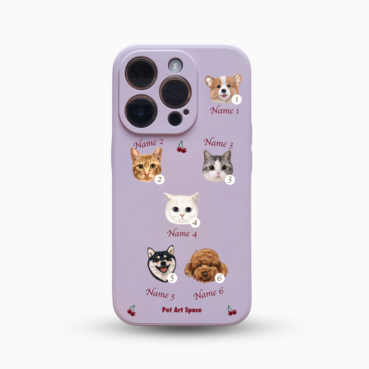 Cherry for 6 Pets - Silicone Case Lavender