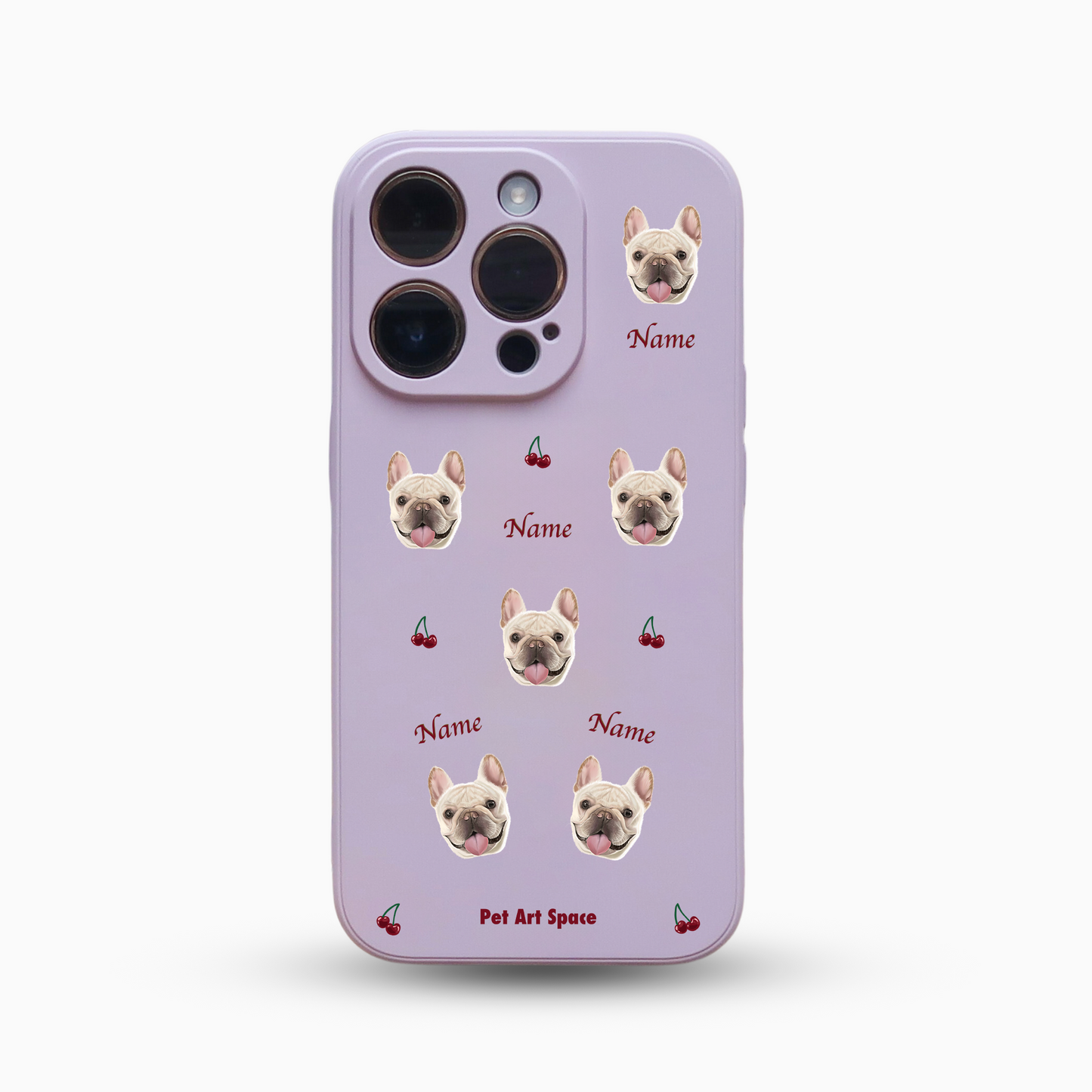 Cherry for 1 pet - Silicone Case Lavender